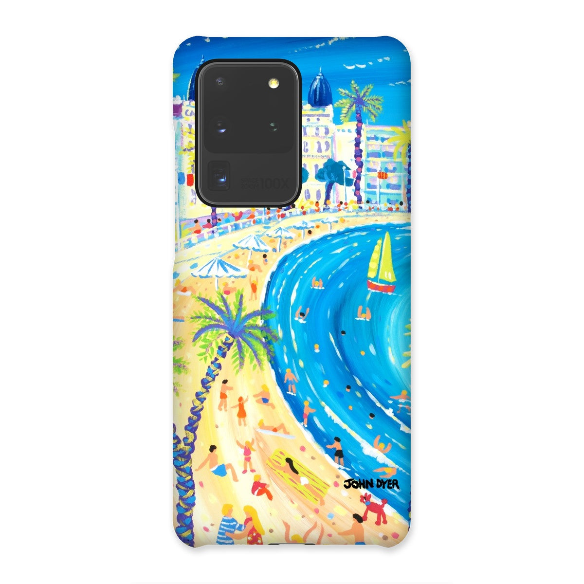 Snap Art Phone Case. Cannes, South of France. Artist John Dyer. Cornwall Art Gallery