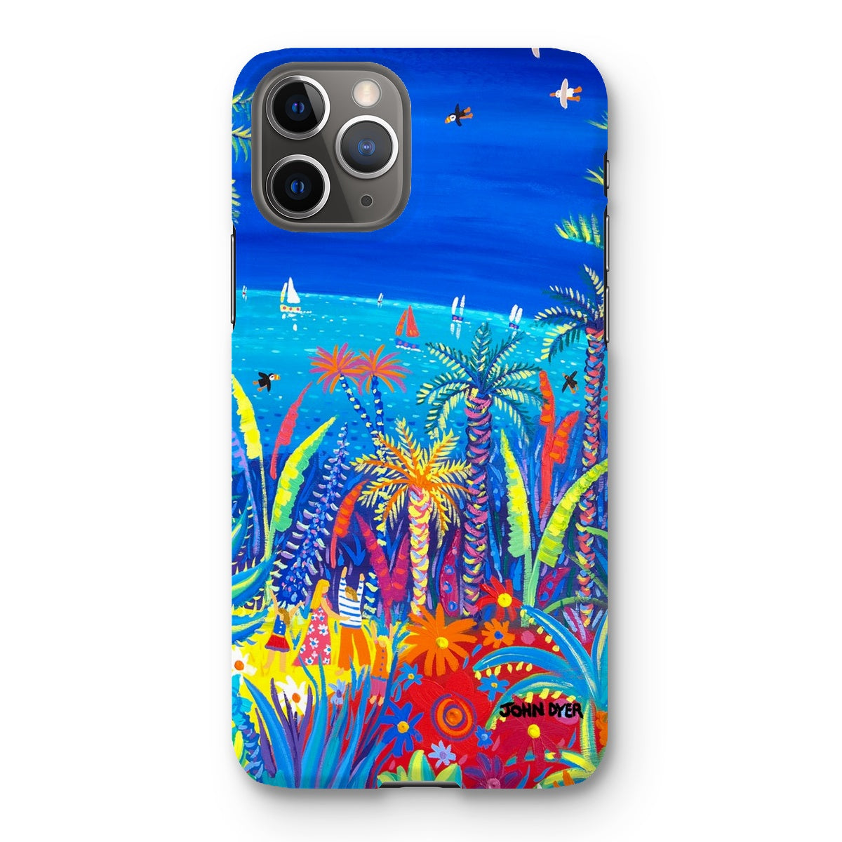 Snap Art Phone Case. Tresco Abbey Gardens. Artist John Dyer. Cornwall Art Gallery