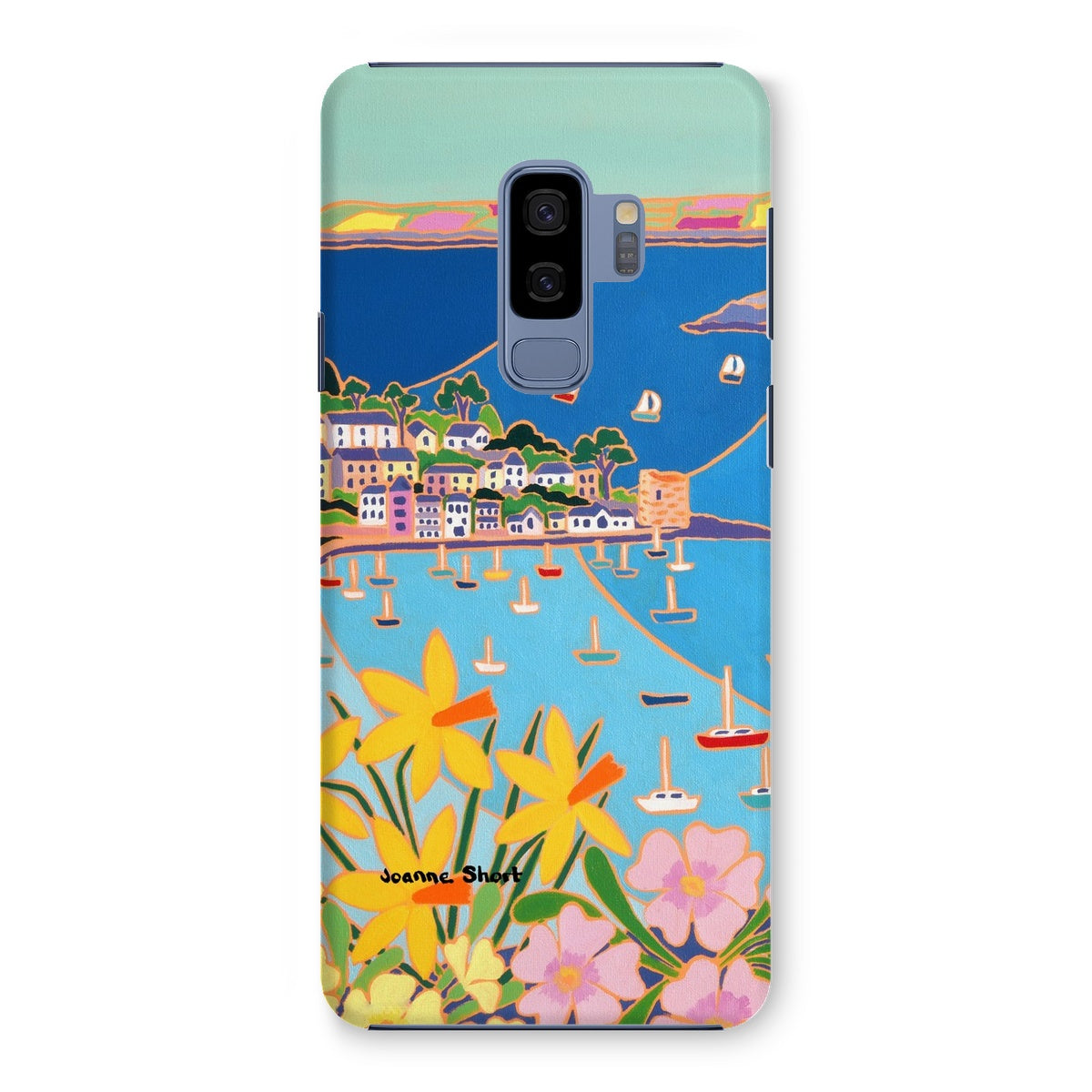 Snap Art Phone Case. Polruan, Fowey River. Artist Joanne Short. Cornwall Art Gallery