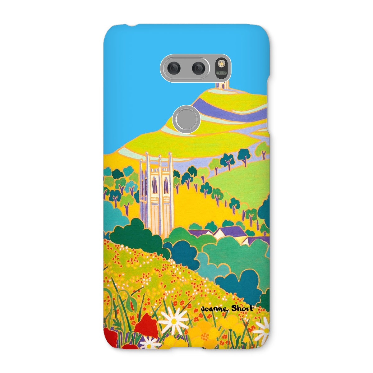 Snap Art Phone Case. Glastonbury Tor, Somerset. Artist Joanne Short.