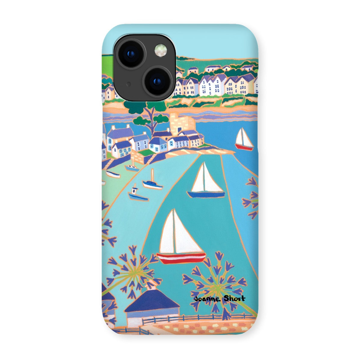 Snap Art Phone Case. Polruan & Fowey River. Artist Joanne Short. Cornwall Art Gallery