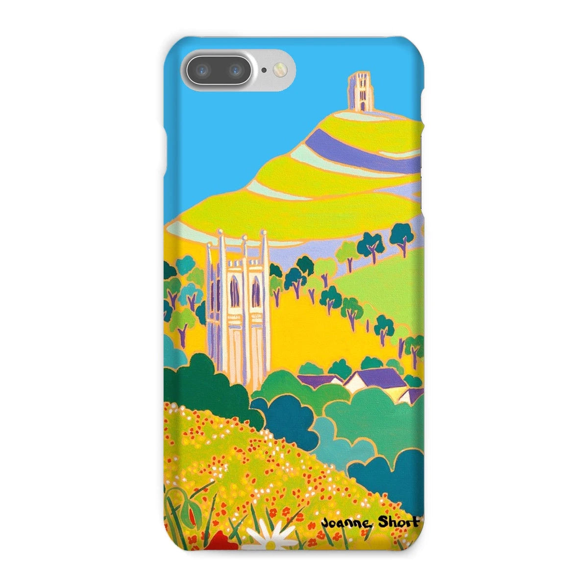 Snap Art Phone Case. Glastonbury Tor, Somerset. Artist Joanne Short. Joanne Short