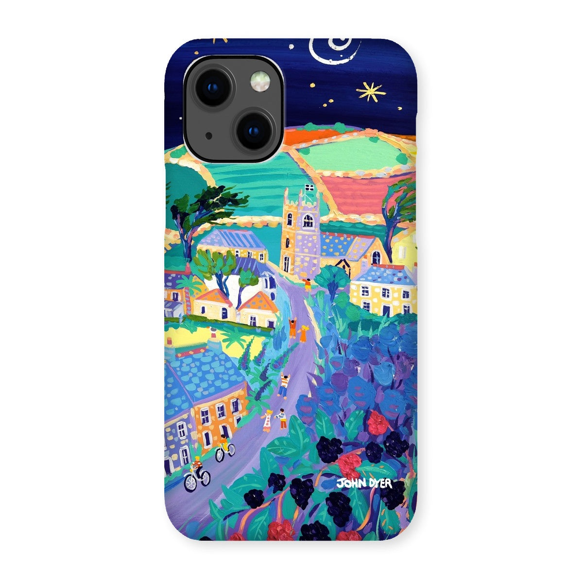 Snap Art iPhone Case. Zennor. Artist John Dyer. Cornwall Art Gallery