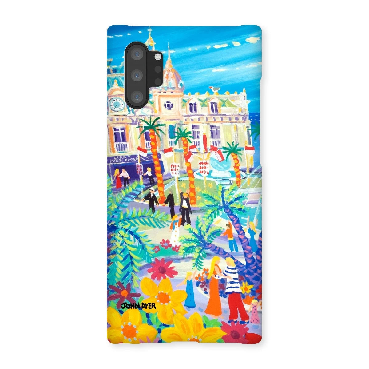 Snap Art Phone Case. Casino Square, Monaco. Artist John Dyer. Cornwall Art Gallery John Dyer
