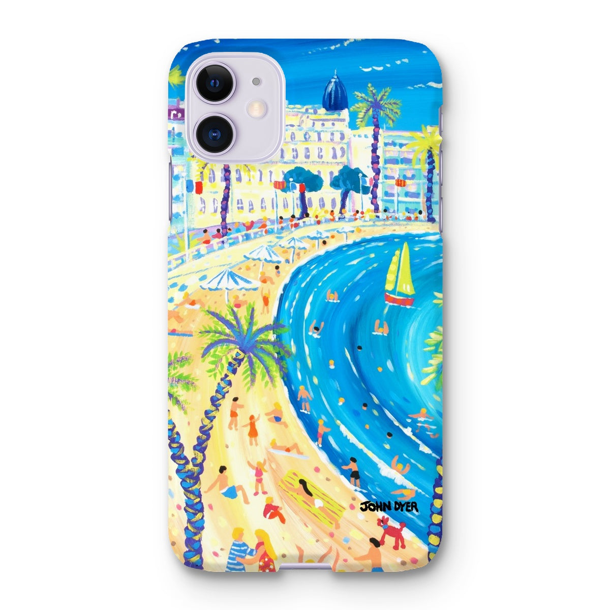 Snap Art Phone Case. Cannes, South of France. Artist John Dyer. Cornwall Art Gallery