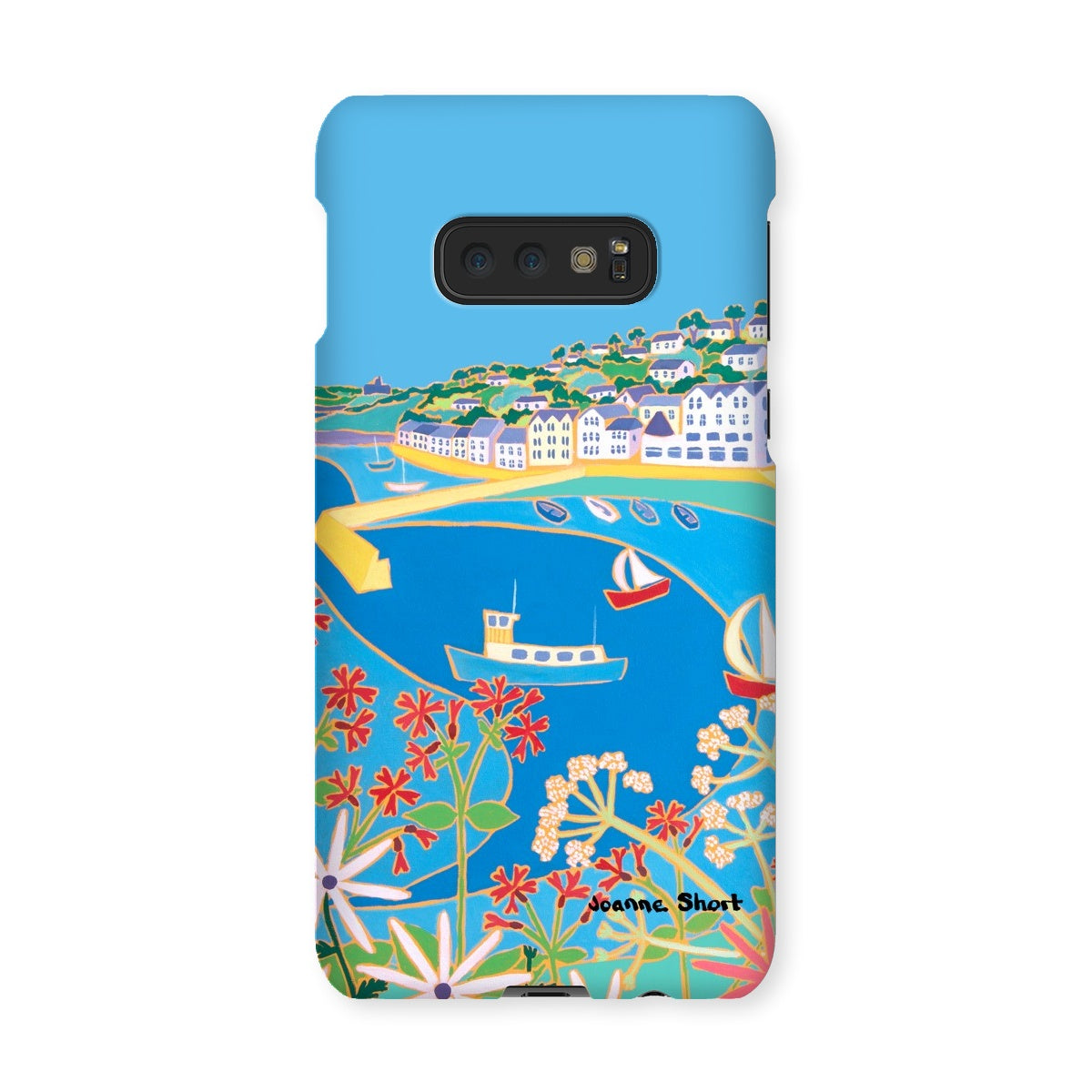 Snap Art Phone Case. St Mawes. Artist Joanne Short. Cornwall Art Gallery