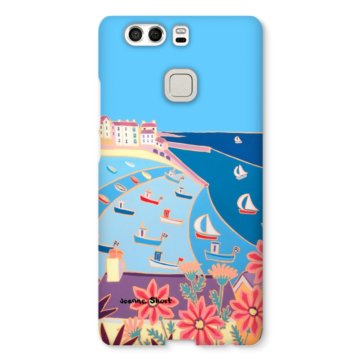 Snap Art Phone Case. St Ives Harbour. Artist Joanne Short. Cornwall Art Gallery