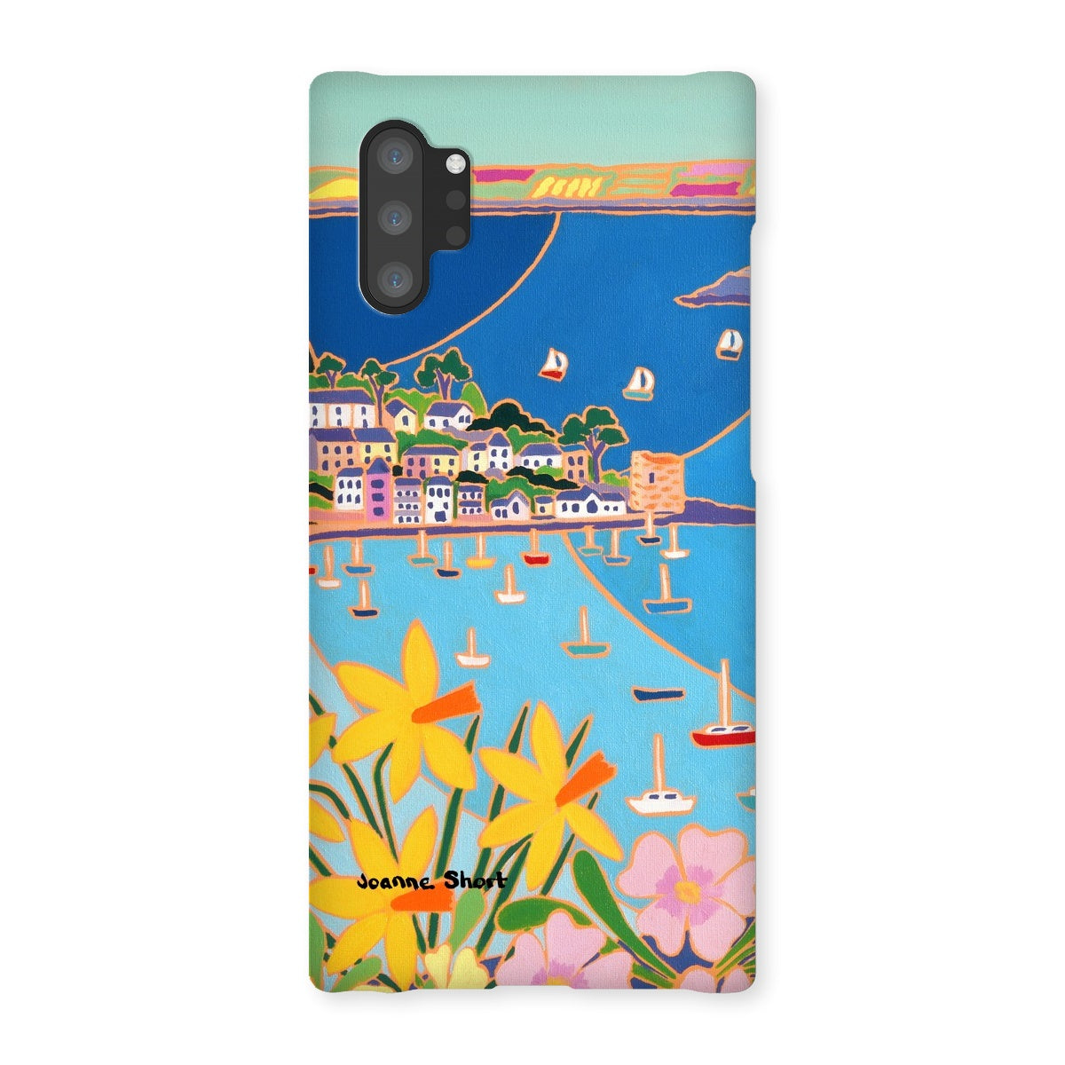 Snap Art Phone Case. Polruan, Fowey River. Artist Joanne Short. Cornwall Art Gallery