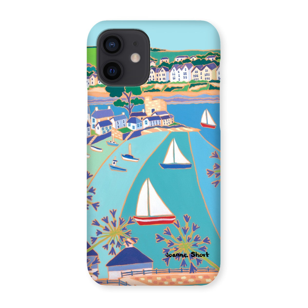 Snap Art Phone Case. Polruan & Fowey River. Artist Joanne Short. Cornwall Art Gallery