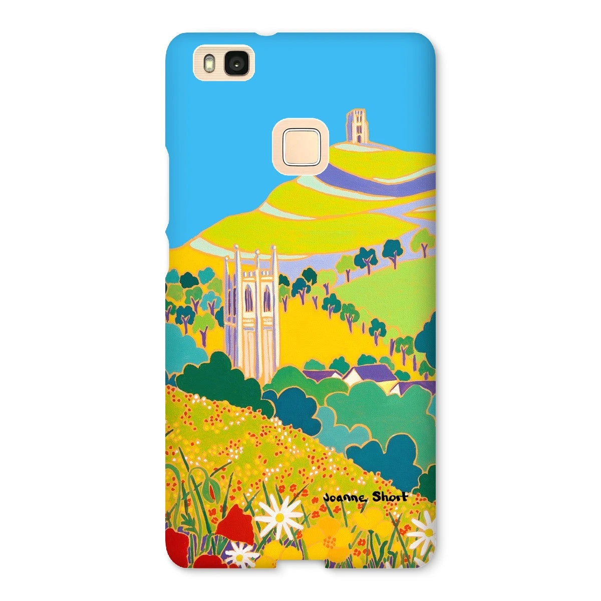 Snap Art Phone Case. Glastonbury Tor, Somerset. Artist Joanne Short. Joanne Short