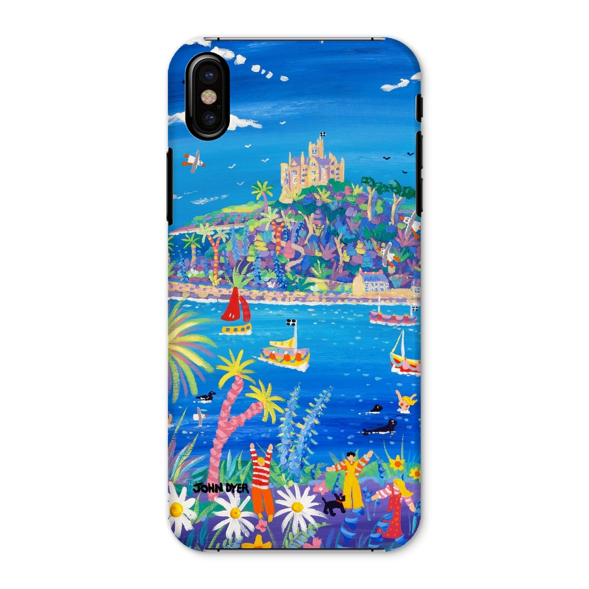 Snap Art Phone Case. St Michael's Mount. Artist John Dyer. Cornwall Art Gallery