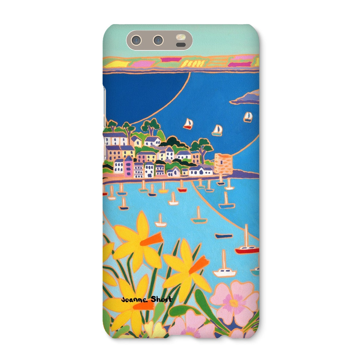Snap Art Phone Case. Polruan, Fowey River. Artist Joanne Short. Cornwall Art Gallery