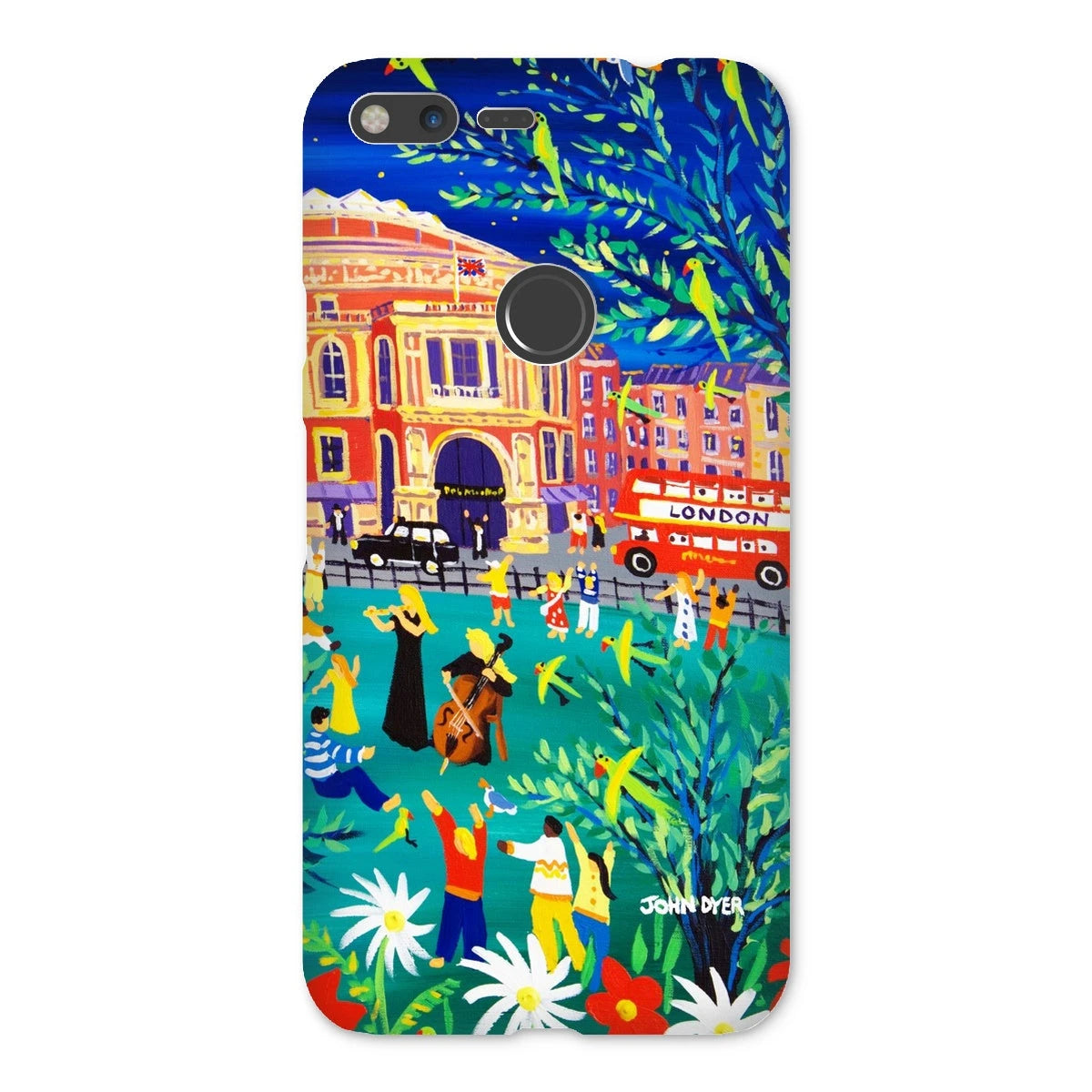 Snap Art Phone Case. Royal Albert Hall, Hyde park, London. Musicians. Artist John Dyer. Cornwall Art Gallery John Dyer