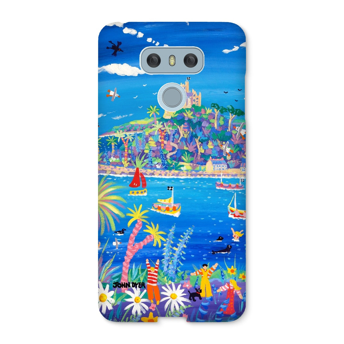 Snap Art Phone Case. St Michael's Mount. Artist John Dyer. Cornwall Art Gallery