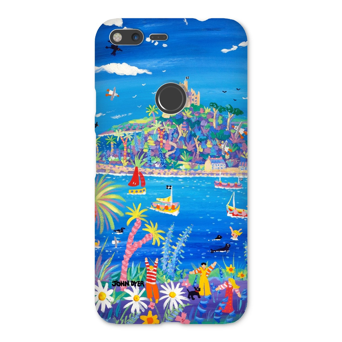 Snap Art Phone Case. St Michael's Mount. Artist John Dyer. Cornwall Art Gallery