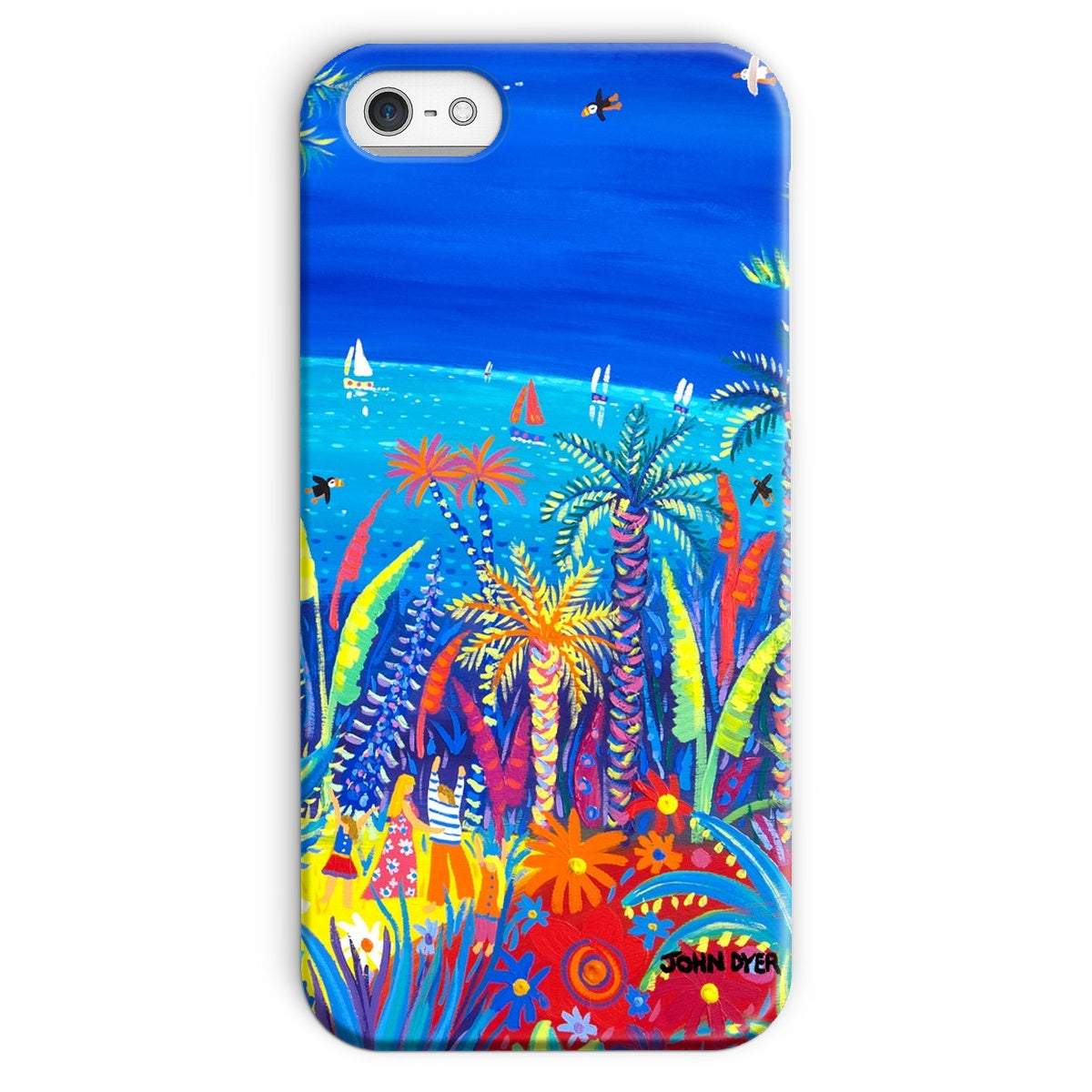 Snap Art Phone Case. Tresco Abbey Gardens. Artist John Dyer. Cornwall Art Gallery