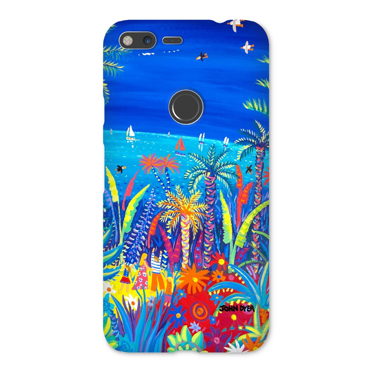 Snap Art Phone Case. Tresco Abbey Gardens. Artist John Dyer. Cornwall Art Gallery