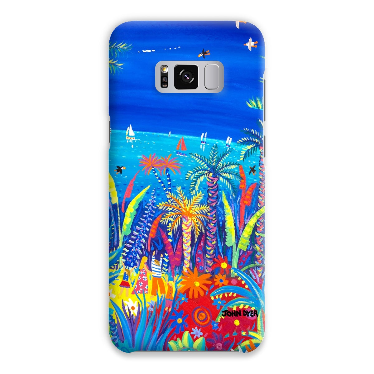 Snap Art Phone Case. Tresco Abbey Gardens. Artist John Dyer. Cornwall Art Gallery