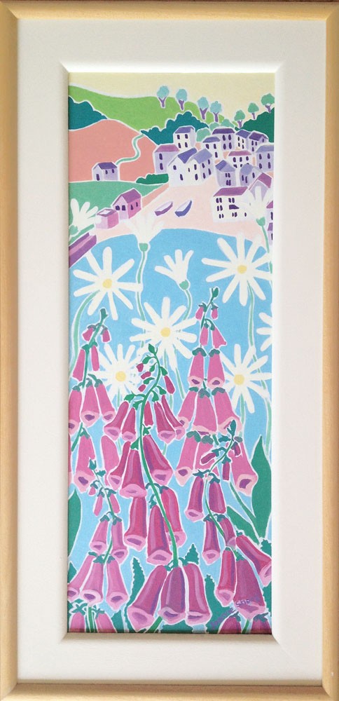 Original Painting by Joanne Short. Springtime Portloe, Cornwall.