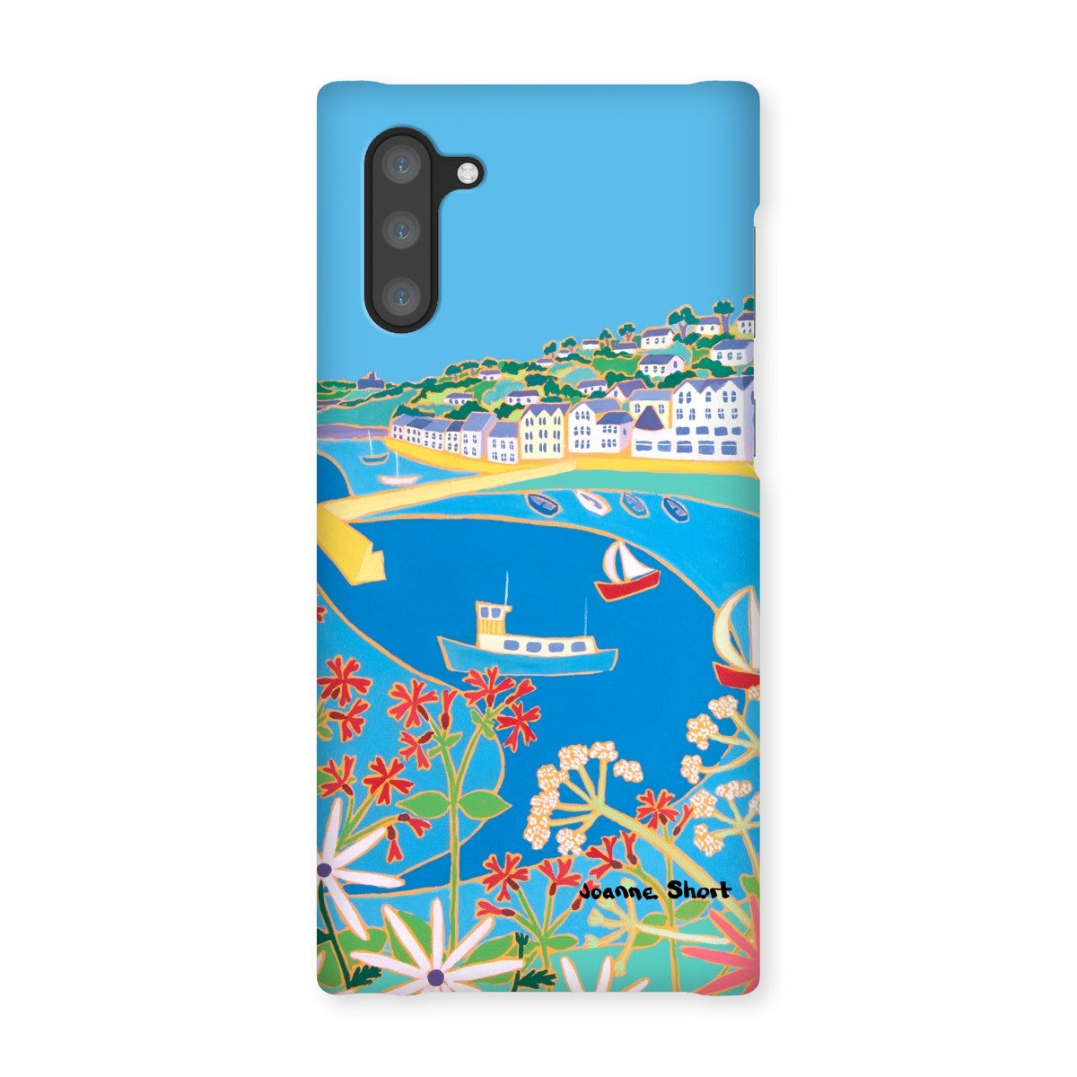 Snap Art Phone Case. St Mawes. Artist Joanne Short. Cornwall Art Gallery