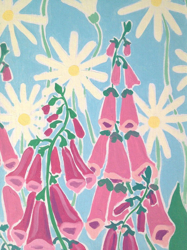 Original Painting by Joanne Short. Springtime Portloe, Cornwall.