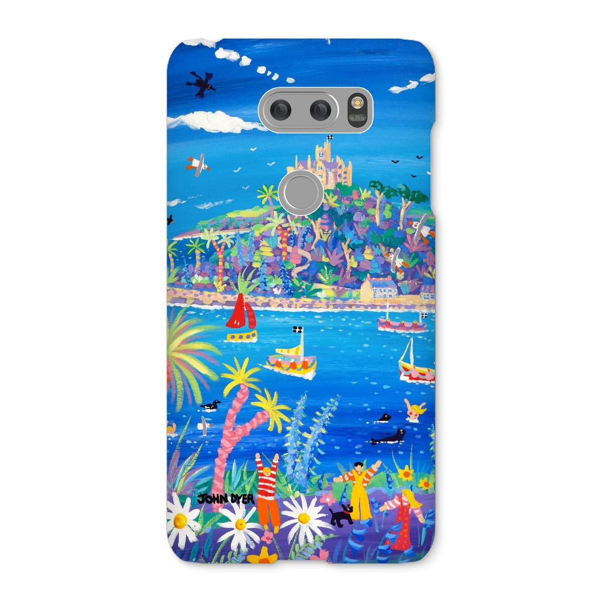 Snap Art Phone Case. St Michael's Mount. Artist John Dyer. Cornwall Art Gallery