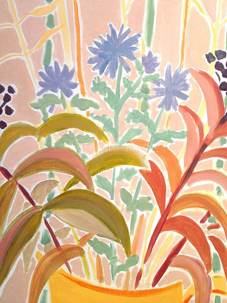 Original Painting by Joanne Short. Provençal Flowers. Provence, France. Joanne Short