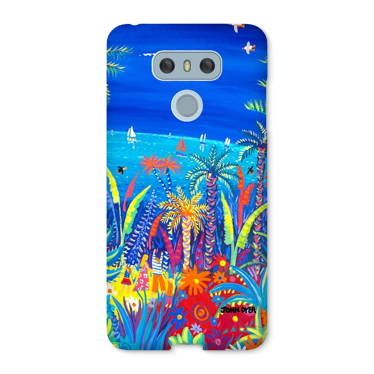 Snap Art Phone Case. Tresco Abbey Gardens. Artist John Dyer. Cornwall Art Gallery