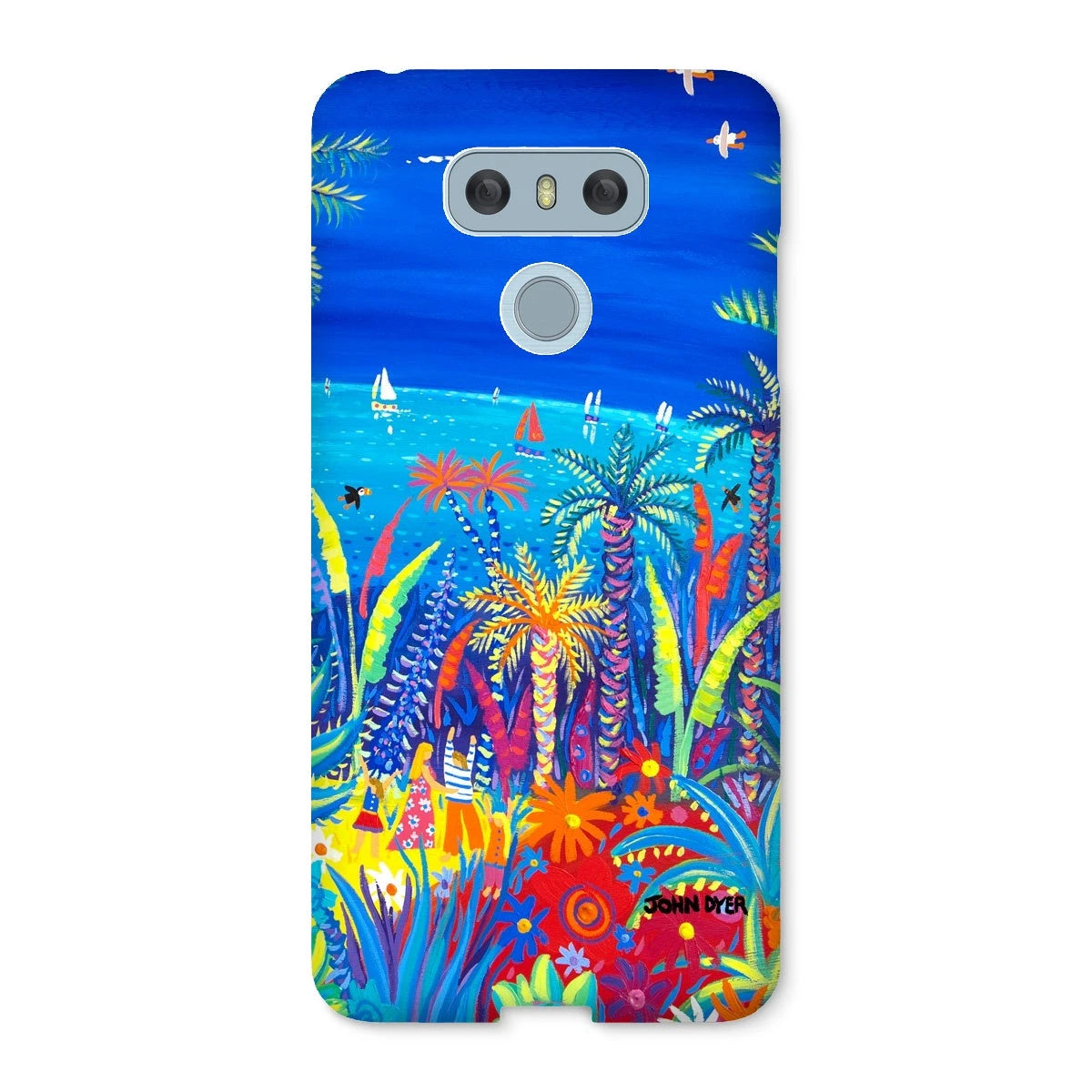 Snap Art Phone Case. Tresco Abbey Gardens. Artist John Dyer. Cornwall Art Gallery John Dyer