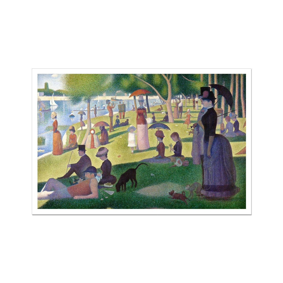 'A Sunday on La Grande Jatte', by Georges Seurat. Open Edition Fine Art Print. Art Gallery Historic Art