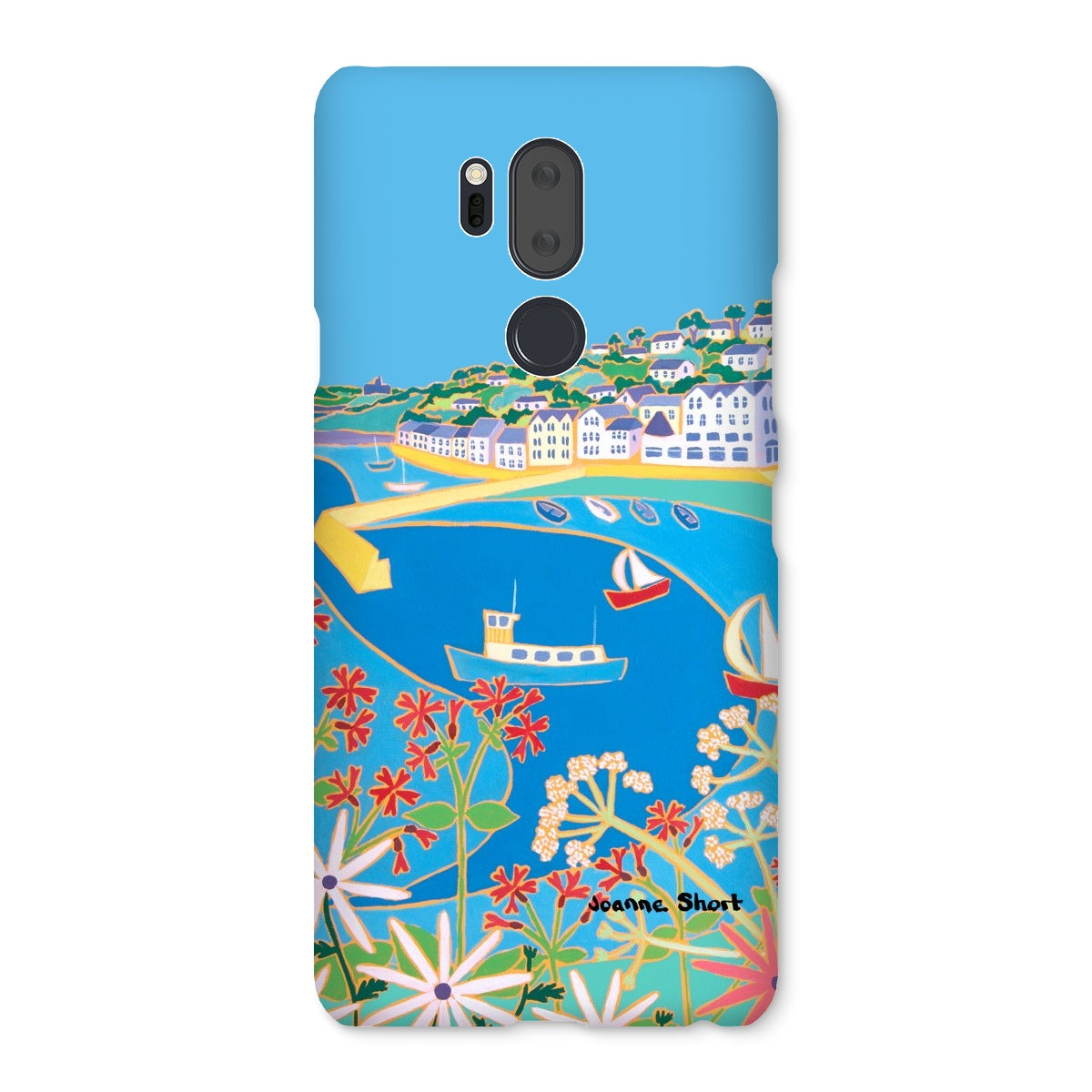 Snap Art Phone Case. St Mawes. Artist Joanne Short. Cornwall Art Gallery