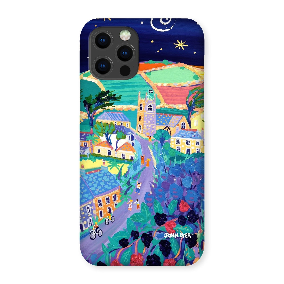 Snap Art iPhone Case. Zennor. Artist John Dyer. Cornwall Art Gallery