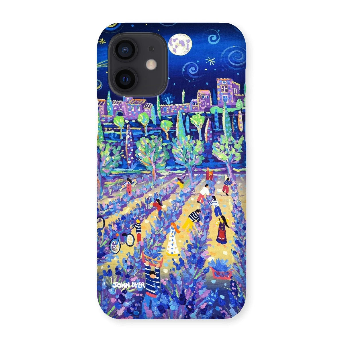 Snap Art Phone Case. Lavender Pickers, Provence, France. Artist John Dyer. Cornwall Art Gallery. John Dyer