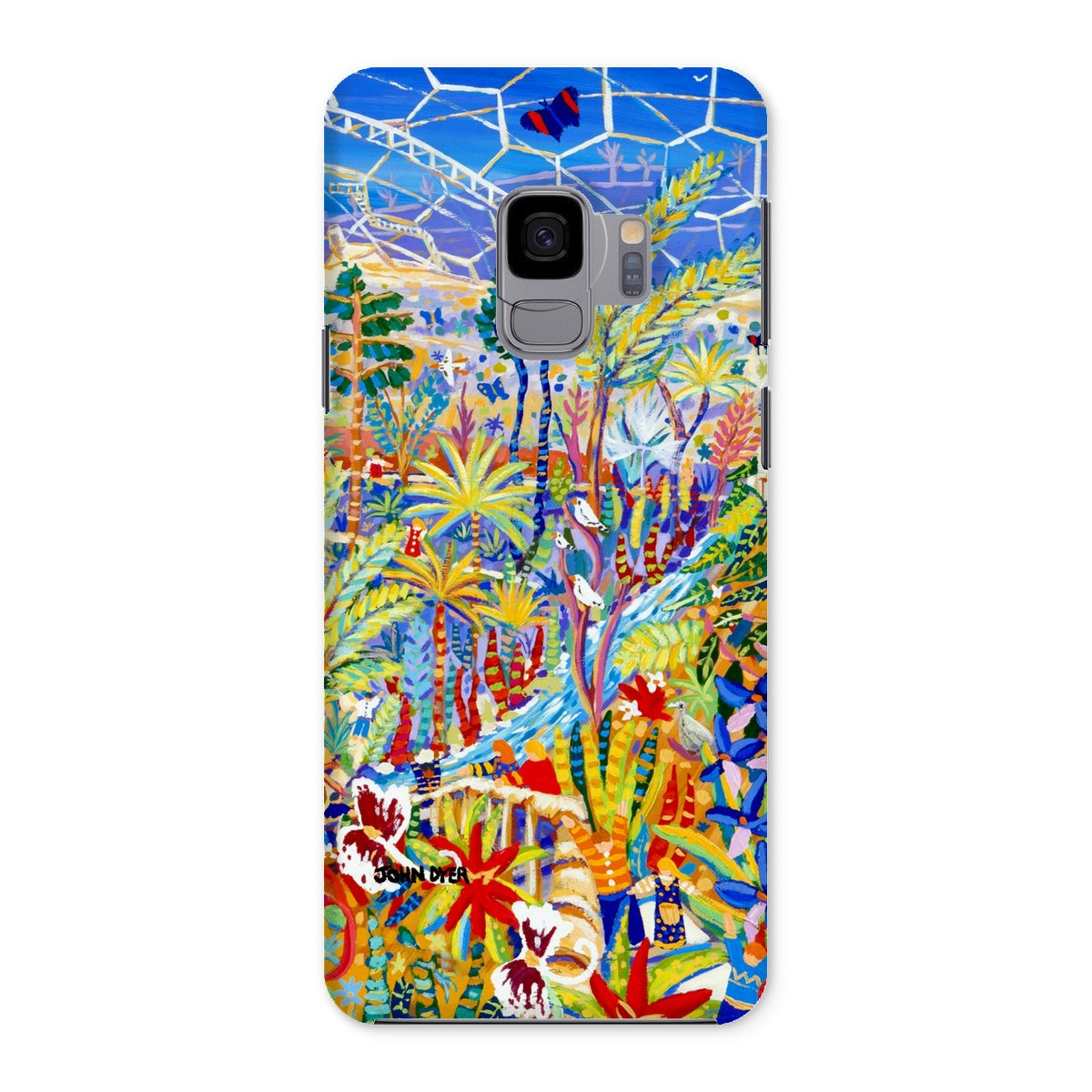 Snap Art Phone Case. Eden Project Rainforest. Artist John Dyer. Cornwall Art Gallery