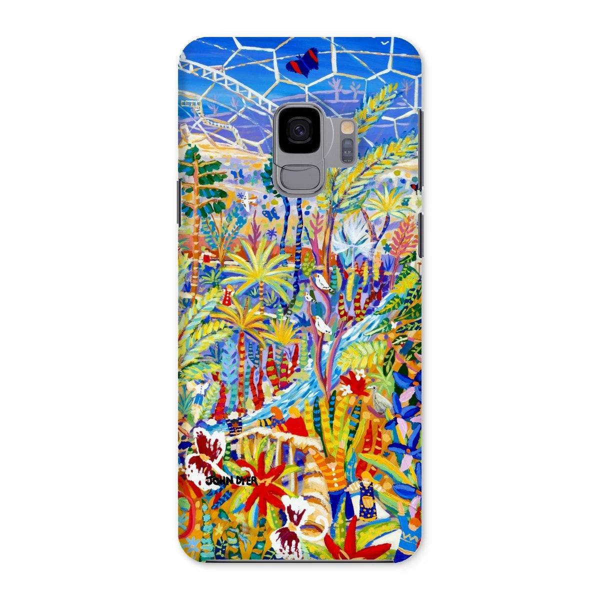 Snap Art Phone Case. Eden Project Rainforest. Artist John Dyer. Cornwall Art Gallery John Dyer