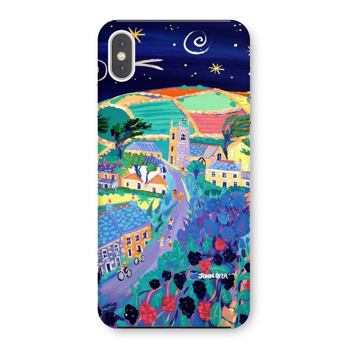 Snap Art iPhone Case. Zennor. Artist John Dyer. Cornwall Art Gallery