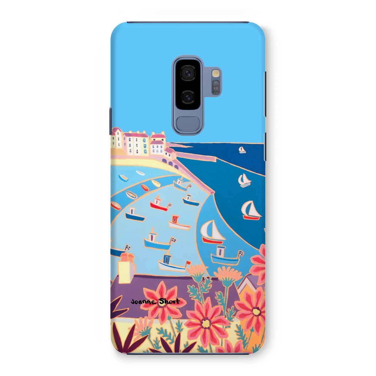 Snap Art Phone Case. St Ives Harbour. Artist Joanne Short. Cornwall Art Gallery