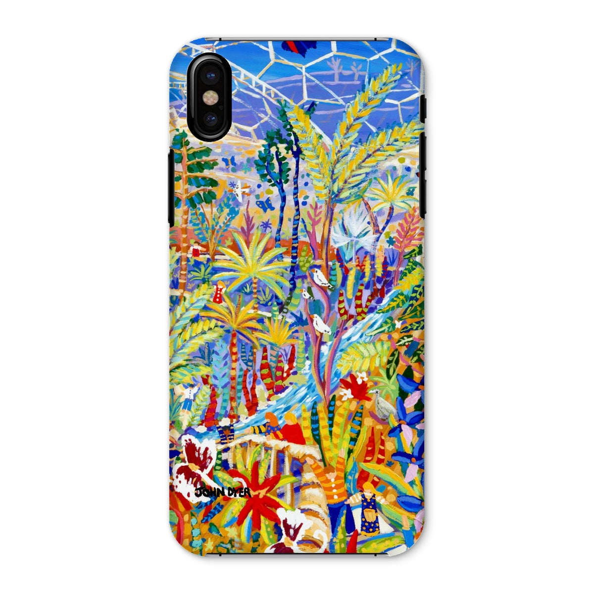 Snap Art Phone Case. Eden Project Rainforest. Artist John Dyer. Cornwall Art Gallery