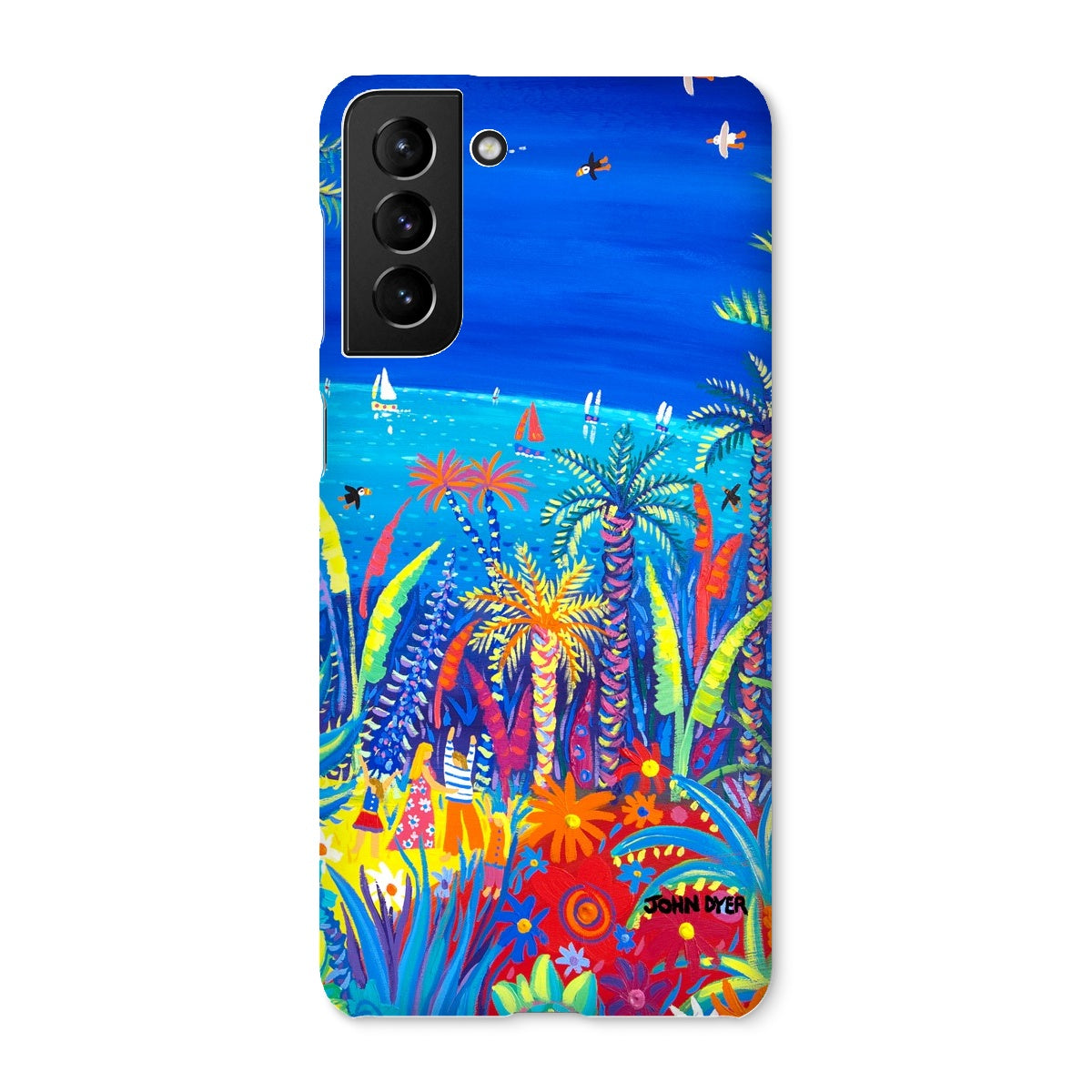 Snap Art Phone Case. Tresco Abbey Gardens. Artist John Dyer. Cornwall Art Gallery