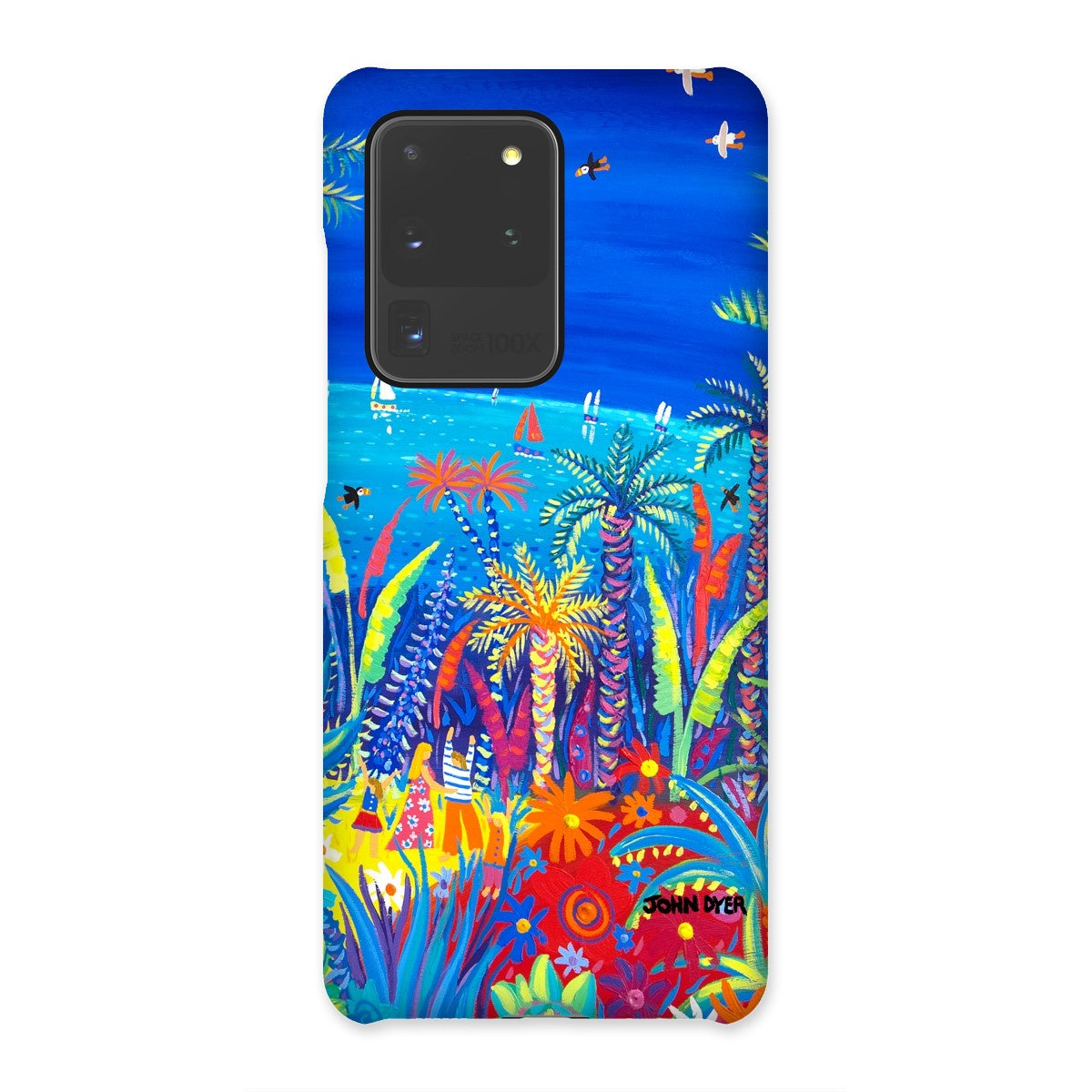 Snap Art Phone Case. Tresco Abbey Gardens. Artist John Dyer. Cornwall Art Gallery