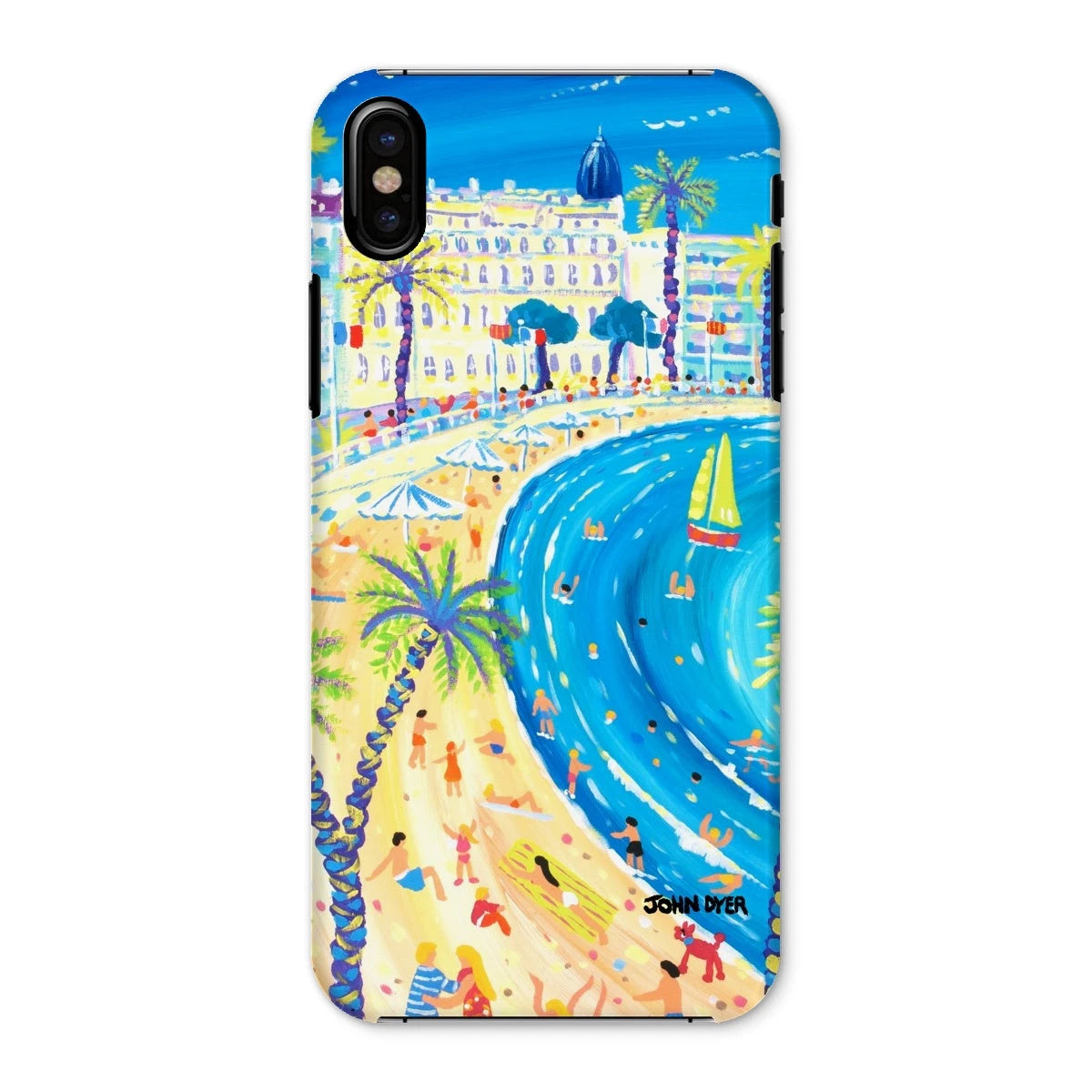 Snap Art Phone Case. Cannes, South of France. Artist John Dyer. Cornwall Art Gallery John Dyer