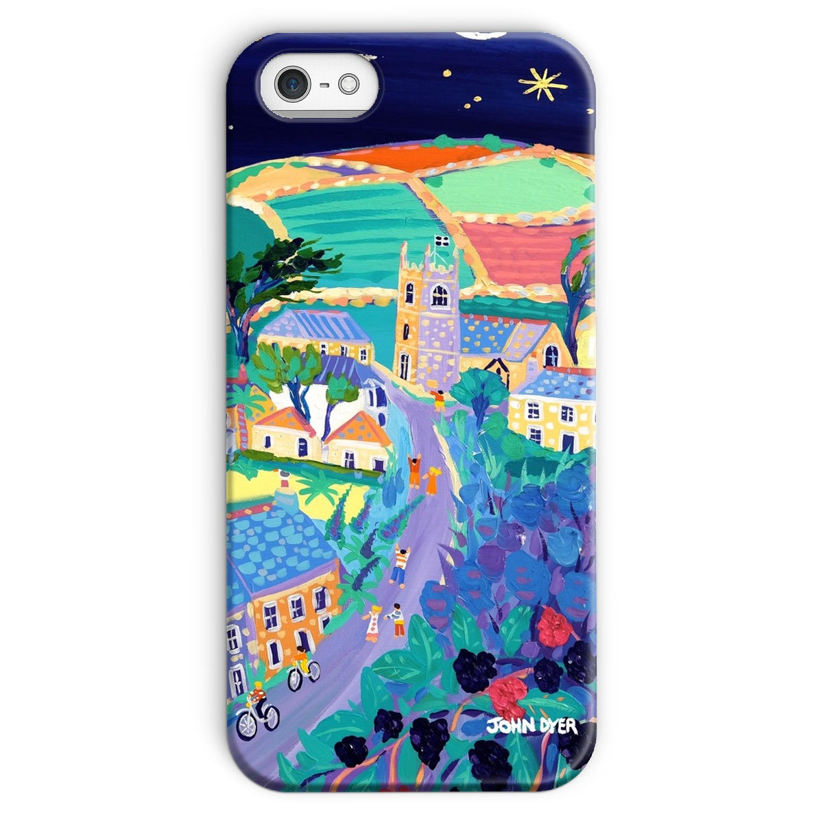 Snap Art iPhone Case. Zennor. Artist John Dyer. Cornwall Art Gallery