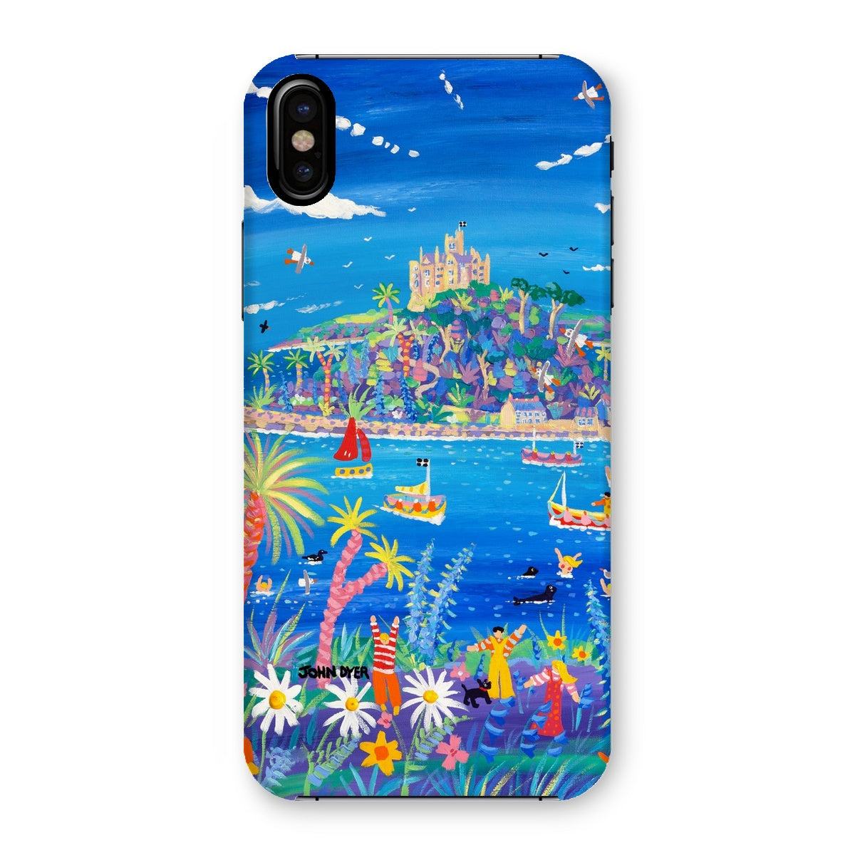 Snap Art Phone Case. St Michael's Mount. Artist John Dyer. Cornwall Art Gallery