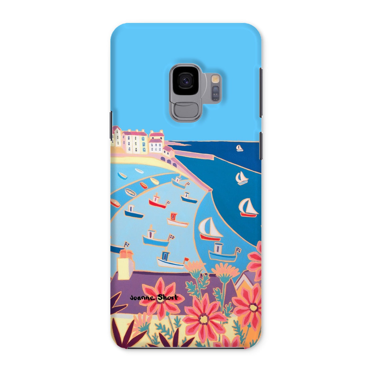 Snap Art Phone Case. St Ives Harbour. Artist Joanne Short. Cornwall Art Gallery