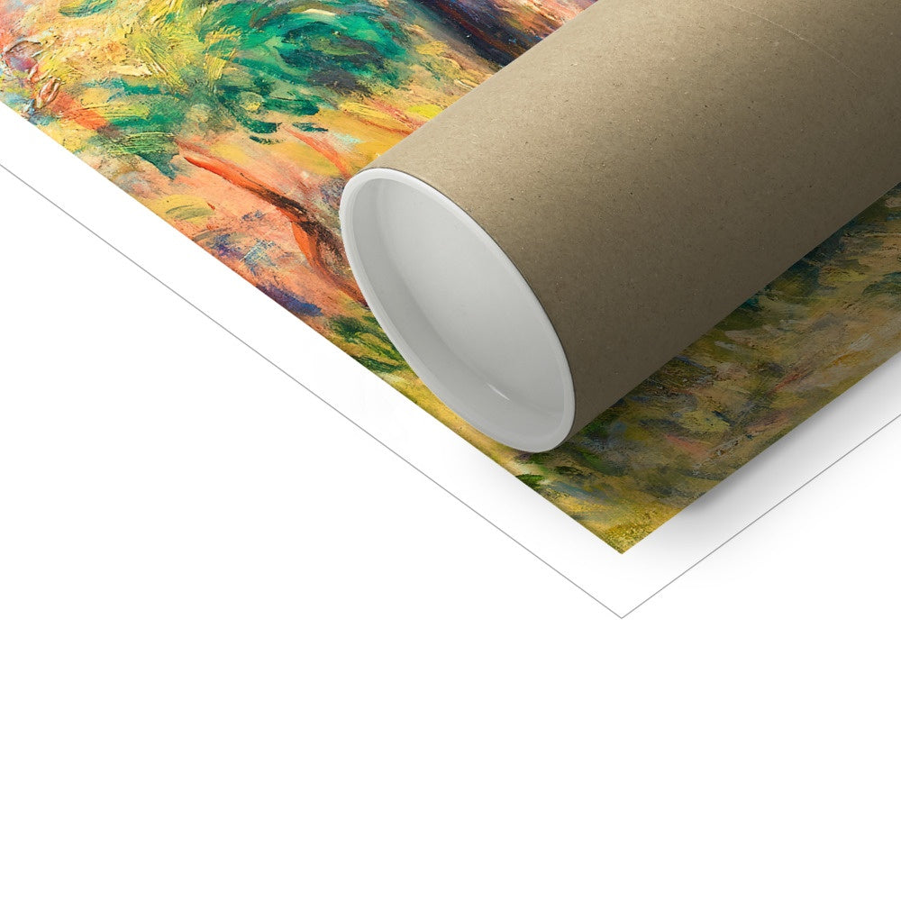 'Paysage à Cagnes-sur-Mer' by Pierre-Auguste Renoir. Open Edition Fine Art Print. Historic Art