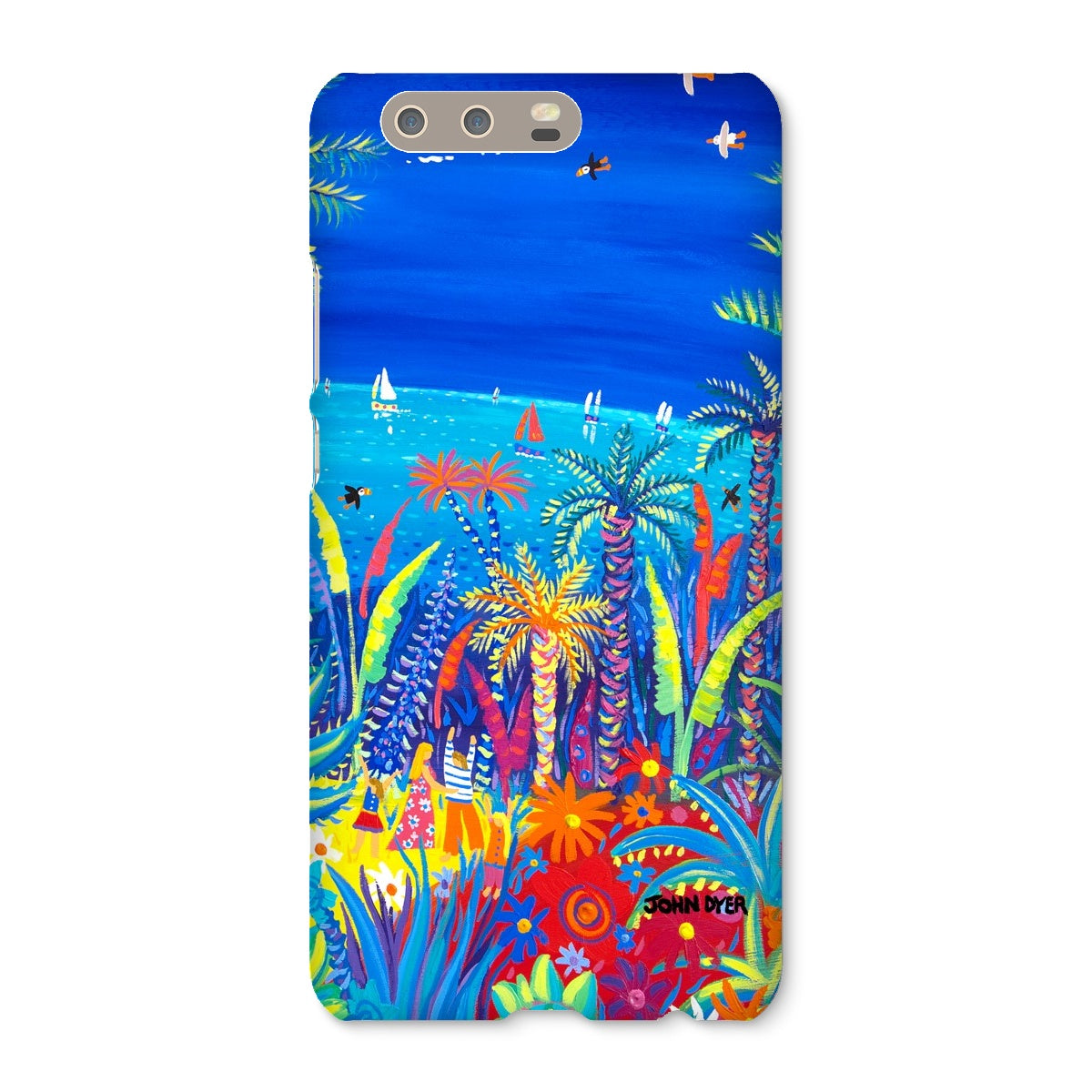 Snap Art Phone Case. Tresco Abbey Gardens. Artist John Dyer. Cornwall Art Gallery