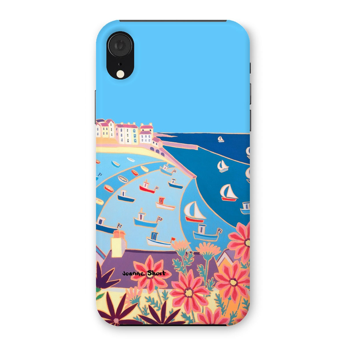 Snap Art Phone Case. St Ives Harbour. Artist Joanne Short. Cornwall Art Gallery