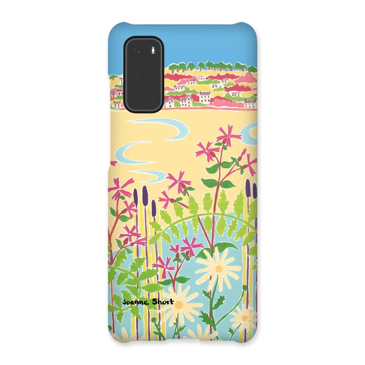 Snap Art Phone Case. Camel Estuary, Rock, Padstow. Artist Joanne Short. Cornwall Art Gallery Joanne Short