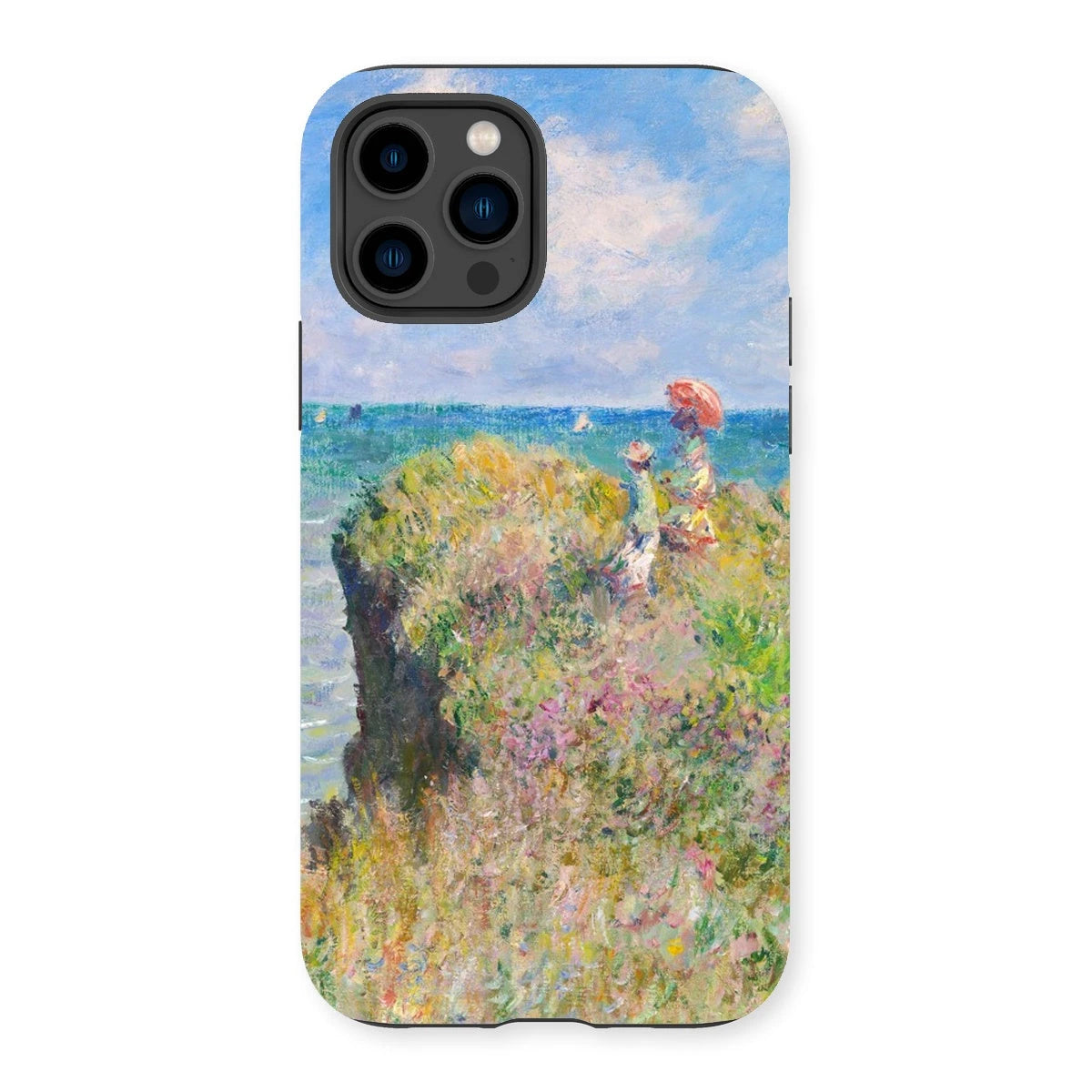 'Cliff Walk at Pourville' by Claude Monet. Historic Art Tough Phone Case Claude Monet