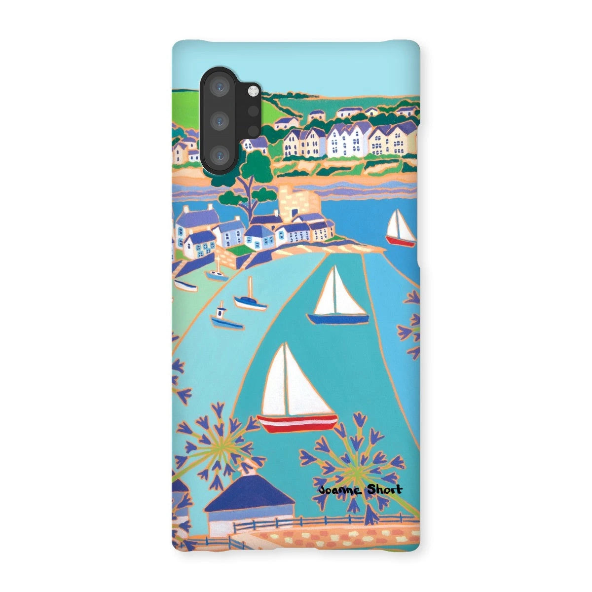 Snap Art Phone Case. Polruan & Fowey River. Artist Joanne Short. Cornwall Art Gallery Joanne Short